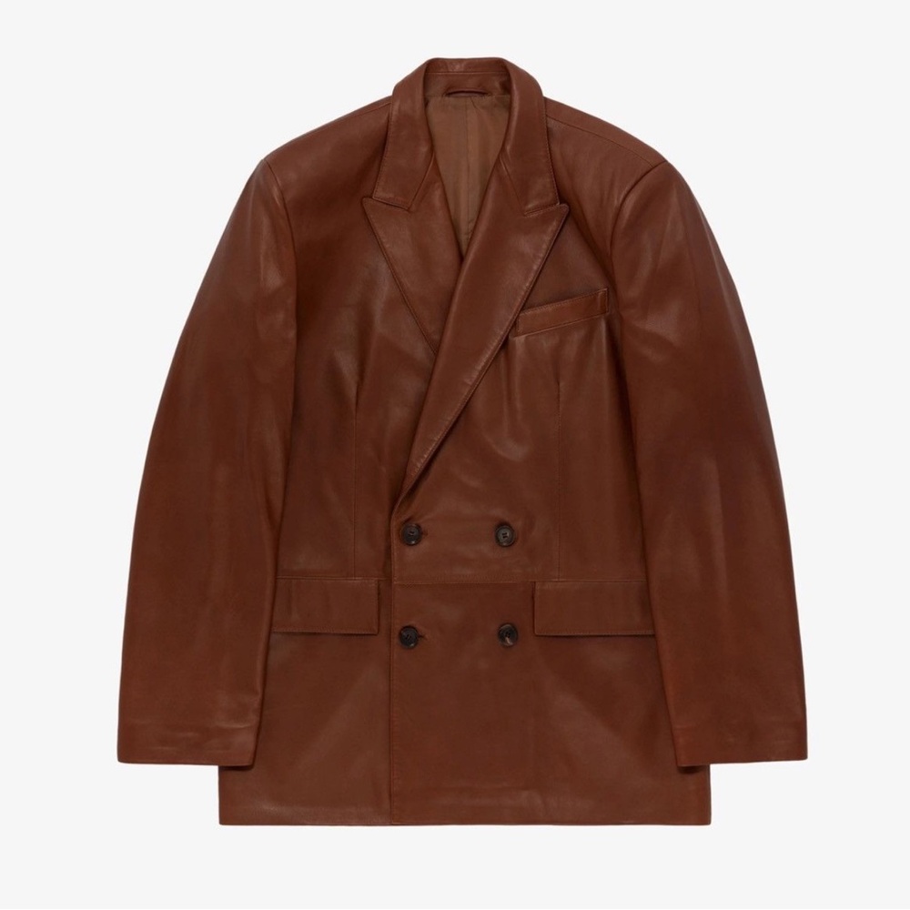 NWT genuine lamb leather ALD Blazer FW22